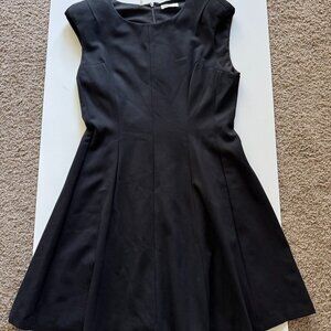 Rebecca Taylor Black Knee-Length Fit and Flare Dress Size 10